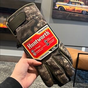 Huntworth Camouflage Waterproof Gloves size L/XL